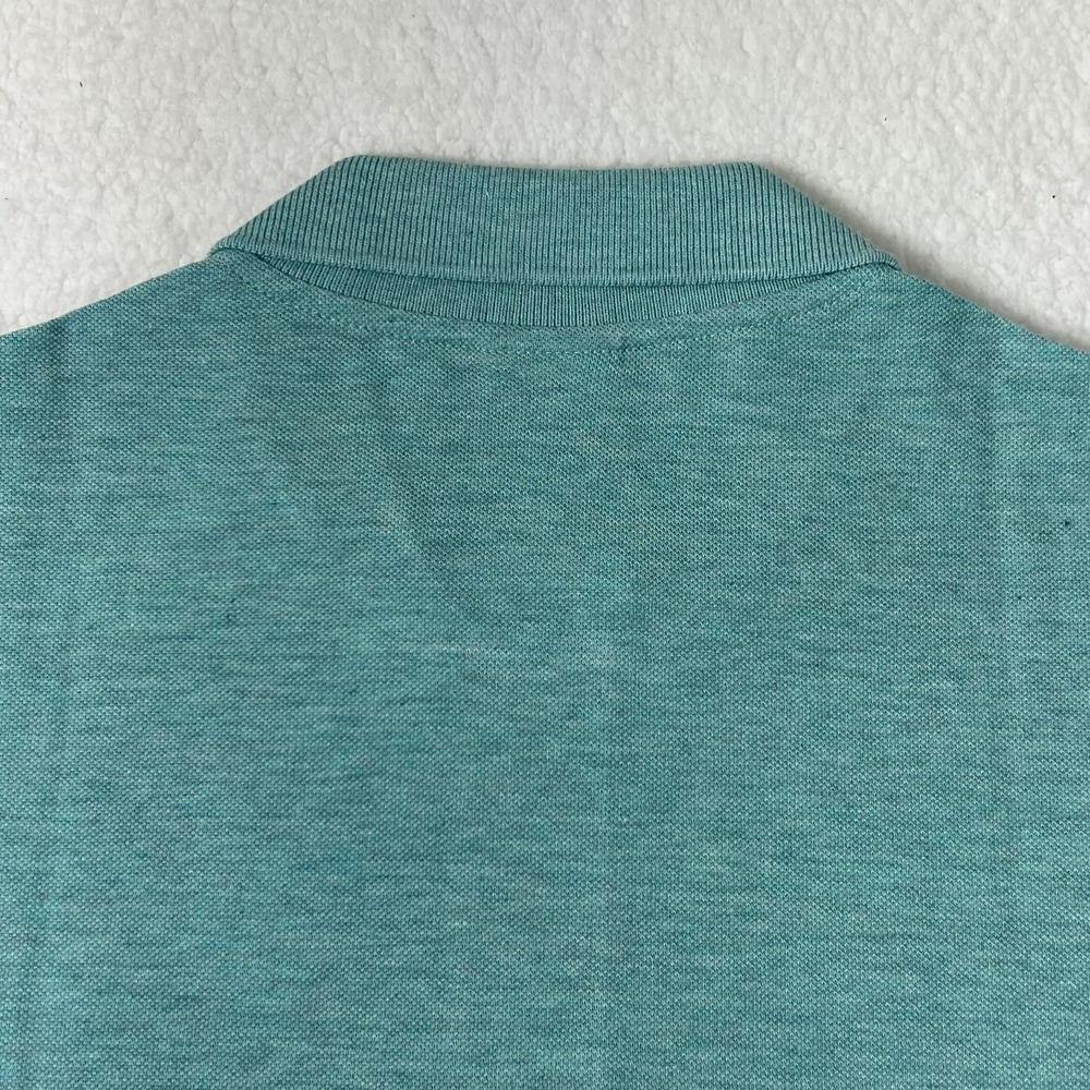 LACOSTE Logo Polo Shirt 100% Cotton‎ Light Turquoise Men's US Size 2XL VTG NWT - Picture 12 of 15